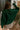 Aspen Dark Green Ribbed Knit Sweater- top back view
