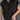Close up view of model wearing the Presley Black Sleeveless Hoodie Sweatshirt which features black knit fabric, monochrome quarter zip up, high neckline, hoodie attached with drawstring details, one front pocket and sleeveless.