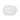 Teleties Coconut White Medium Flat Round Hair Clip- flat lay view