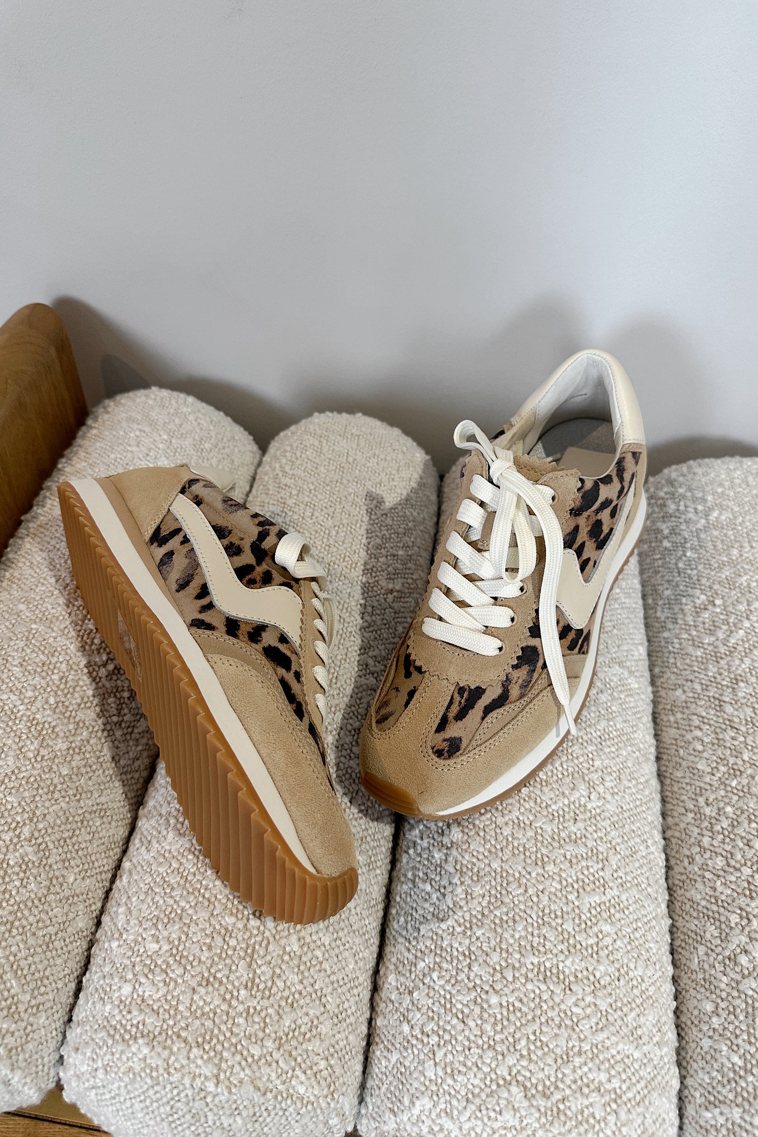 Dolce Vita B. NTCD LT Leopard Suede Sneaker- ariel view