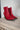 Frankie Western Ankle Red Boot - right side view