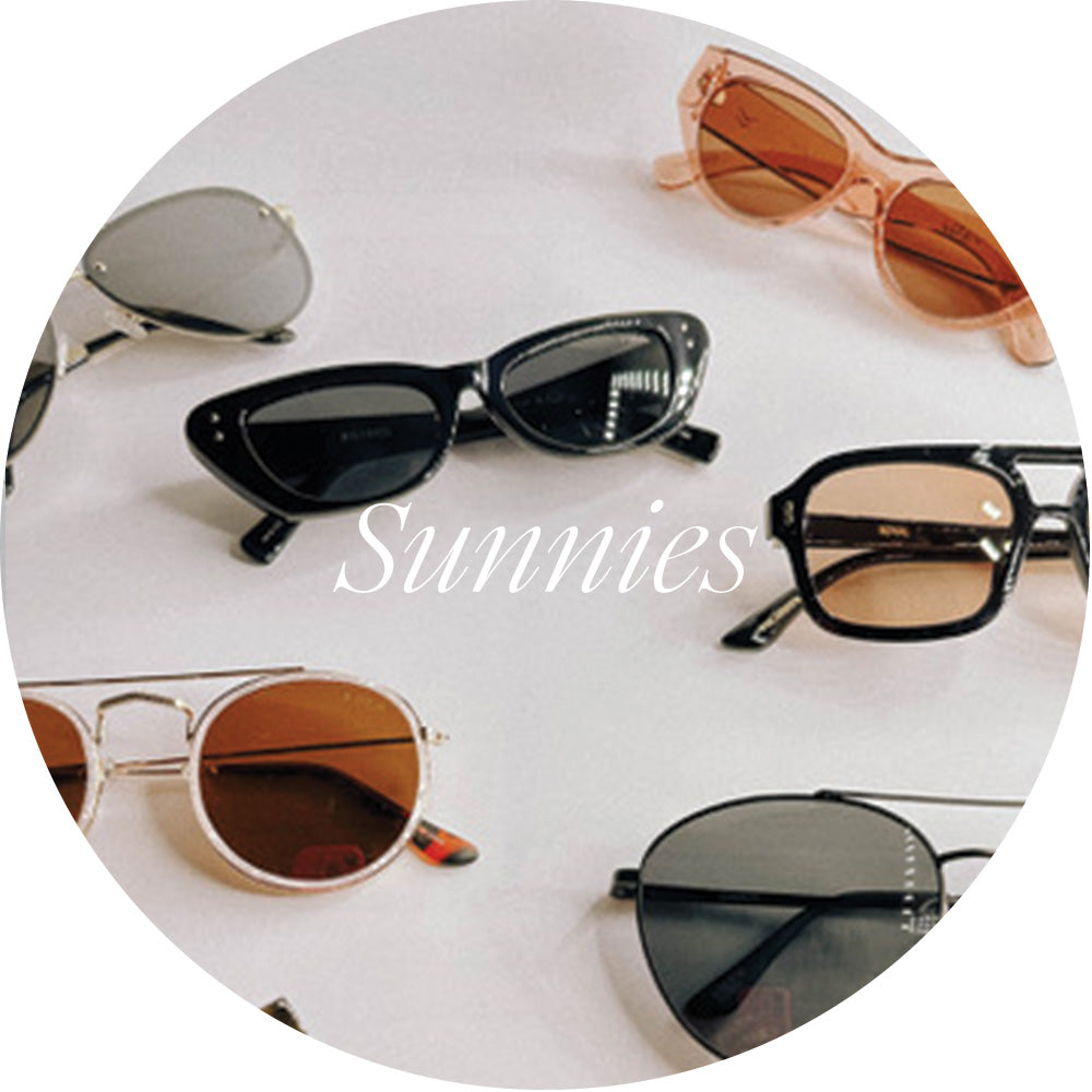 image of black and brown wire and plastic frame sunglasses - shop sunnies