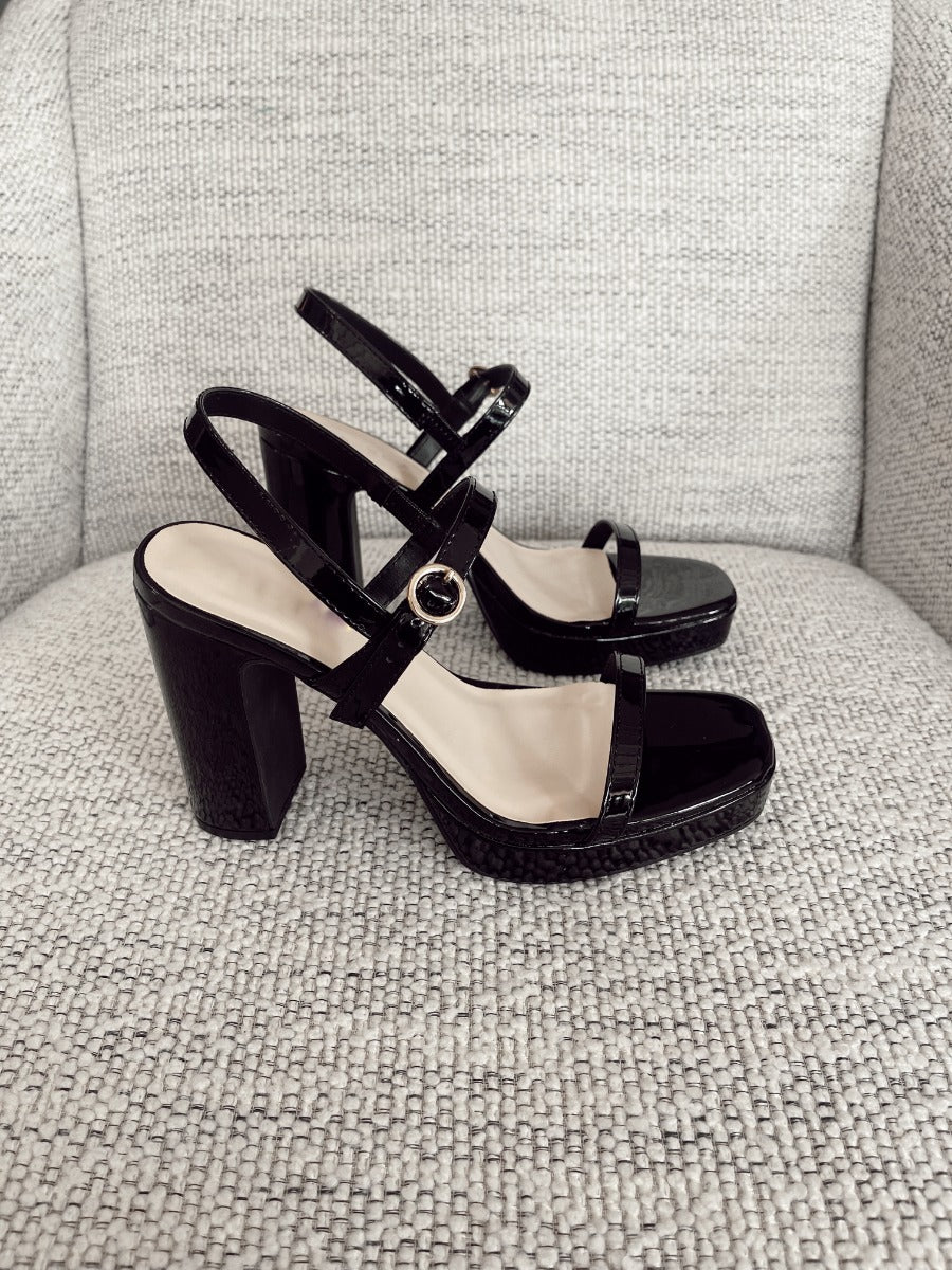 Call It Spring - Vegan - Black - 1 inch heels | Black lace up heels, Strap  up heels, Spring shoes