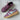Gola Grandslam Suede Trainer Wine & Green Mist Sneaker- flat lay view