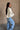 Gia Ivory & Beige Quarter Zip Pullover - side view