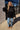 Georgia Black Mock Neck Sweatshirt - full body front view
