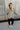 Hadley Olive Mineral Wash Sweatshirt - full body front view
