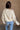 Gia Ivory & Beige Quarter Zip Pullover - back view