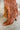 Aubrey Brown Fringe Western Tall Boot- close up right side view