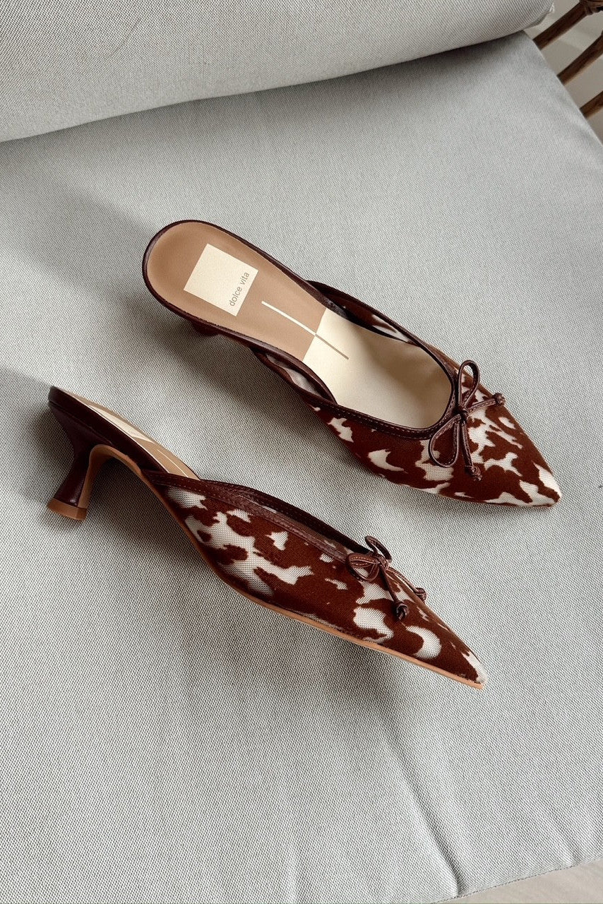Dolce Vita Cleo Bow Kitten Heel Mule - flat lay view