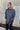Hadley Charcoal Grey Mineral Wash Sweatshirt- front view