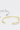 with god all things are possible bangle - gold with silver in background