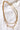 Image of The Love Of Mine Necklace, that features three varied gold chains and clear stone charms.