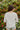 Back view of the Wandering Minds Top that features a white cotton material, a V neckline, a long sleeve, a babydoll design, and a flowy fit.