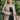 Frontal view of the Seasons Change Jacket that features a brown corduroy material, a collar and lapel neckline, a two button front closure, a long sleeve, two front pockets, and a back slit.