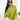 Front view of model wearing the Go Boldly Chenille Sweater in Green that has lime green chenille fabric, a v-neck and back, and long batwing sleeves