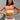 Frontal view of the Day Dreamer Tank Top that features a stretchy knit material, a multicolored thick stripe pattern, a rounded neck, ribbed hems, a sleeveless design with thick straps, and a cropped fit.