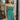 Frontal view of the Something Like That Dress that features a teal green satin material, a cowl neckline with cups at the bust, a sleeveless design with thin adjustable straps, a waist cut-out, an elastic waistline, and a criss-cross strap back