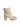 Side view of Shakira Boot.  3.5" Heel Height 1" Sole Height Square Round Toe Block Heel Hidden Zipper Closure