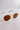 Front view of the I-Sea: All Aboard Sunglasses in Pearl which features pearl tortoise circle frames, gold details and brown frames.