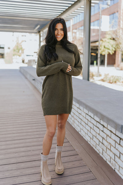 Fireside Sweater Dress - Lizard Thicket Fireside Sweater Dress - Lizard Thicket