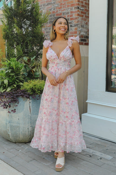 ロゼミューズ　pleats floral print dress ピンク Rosemuse Pleats floral print dress ピンク