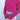 Front view of model wearing the Future Is Bright Sweater in Pink, that has hot pink ribbed knit fabric, a cropped waist, a round neckline, and balloon sleeves with cuffed wrists
