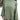Close up view of model wearing the This Is Easy Top in Olive which features green fabric, hem detailing, a high-low hem with slits, a round neckline, and dropped shoulder balloon long sleeves.