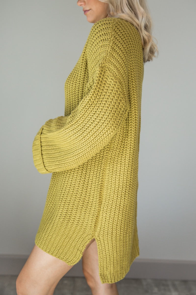 oversized yellow sweater dress Hand knit woman long sweater OVERSIZED mohair dress sweater top yellow crew neck pullover