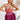 Frontal view of the Pinky Promise Mini Dress that features a tulle material, a monochromatic tiered design, a straight neckline, a sleeveless design with thin adjustable straps, a back zipper closure, and a mini length.