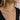 Close up view of model wearing the I Need Your Love Necklace which features double layer gold chain with a pearl rectangle stone.