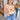 Front view of model wearing the Happy With You Tank Top that has beige knit fabric, a dark orange and light orange flower pattern, a cropped waist and spaghetti straps.