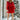 Close up view of model wearing the In The Spirit Dress which features red sheen fabric, a surplice neckline, a lining, an elastic waist with a tie, a ruffle hem, and balloon sleeves with elastic wrists.